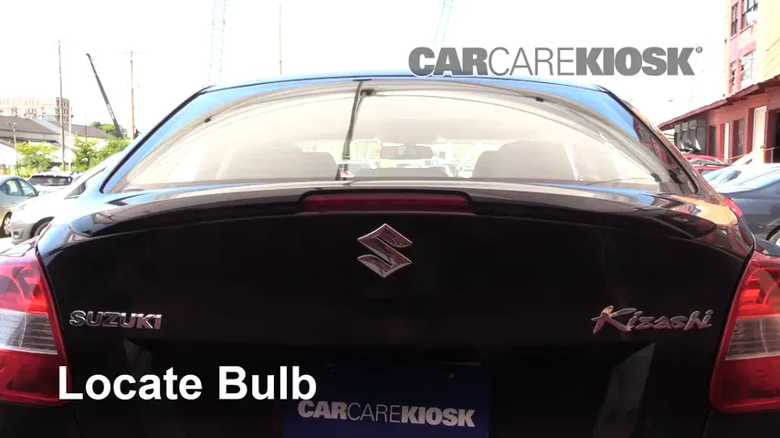2013 Suzuki Kizashi GTS 2.4L 4 Cyl. Lights Center Brake Light (replace bulb)
